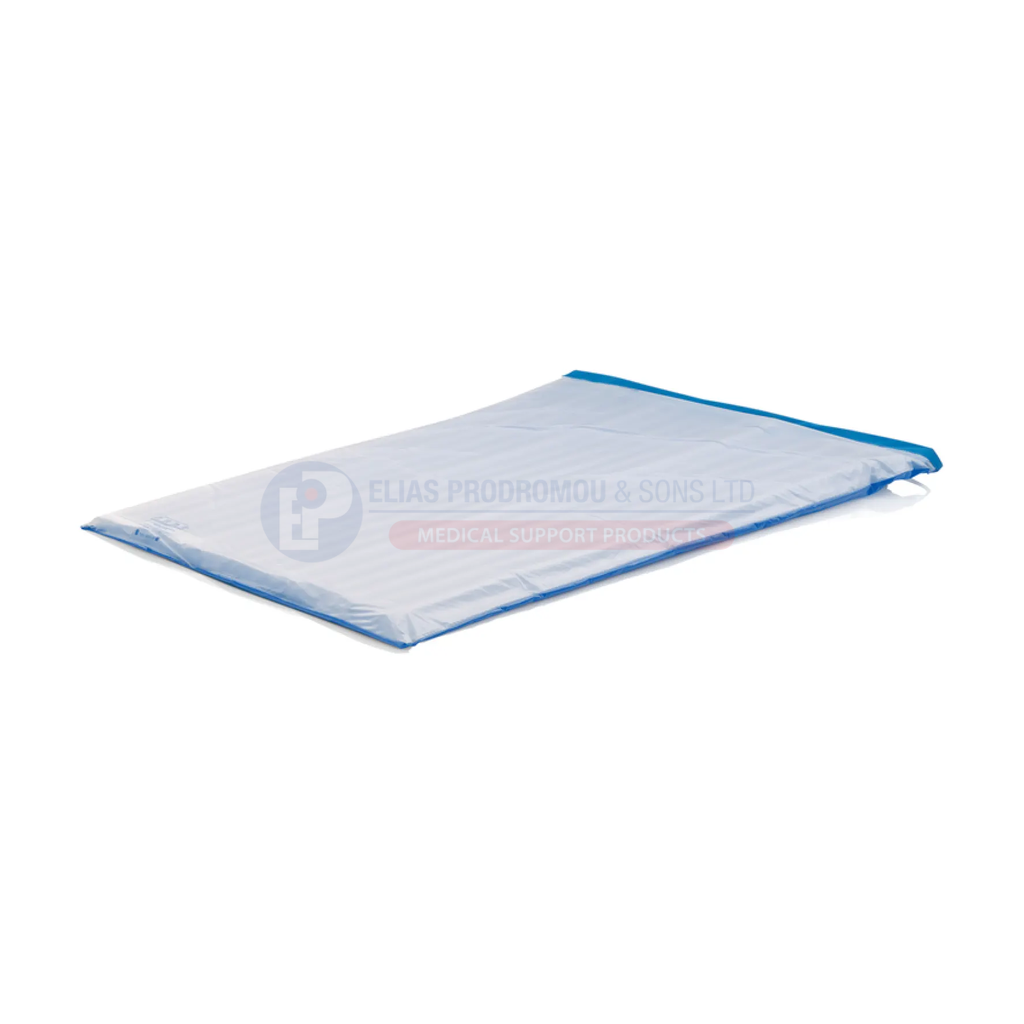Prone overlay alone in an angled full-product view. Selected set includes overlay, XL wedge without strap and Large Pump; use under professional clinical supervision.