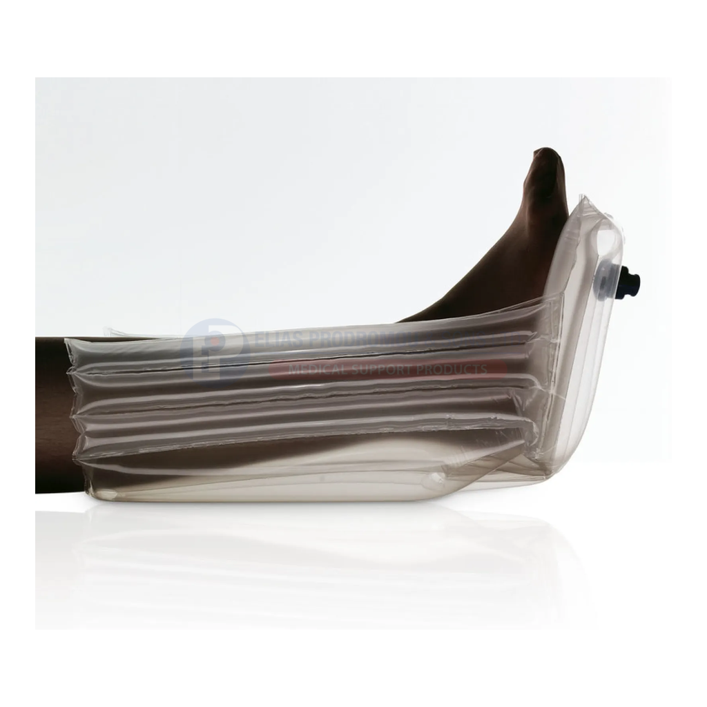 Foot Protector side view with lower leg and heel support visible. Foot Protector Standard family view.