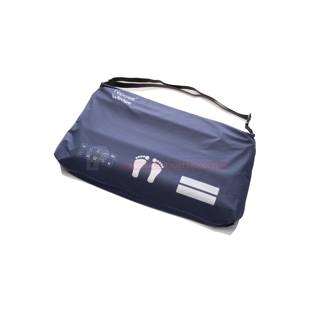Compatible Standard Wedge blue PU cover shown fitted; cover is an optional accessory and is not included with this Wedge set.