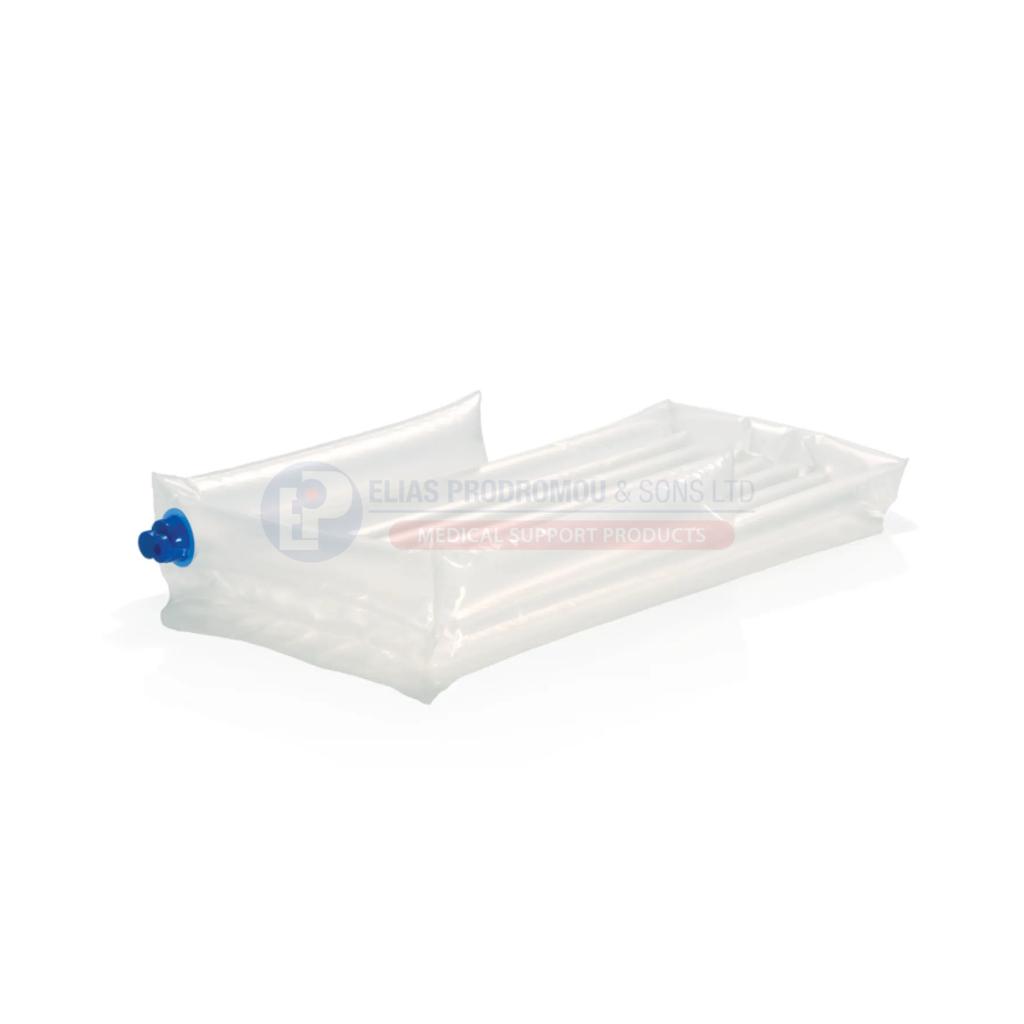 Babynest cradle showing raised sides and valve; selected set includes a Small Pump.