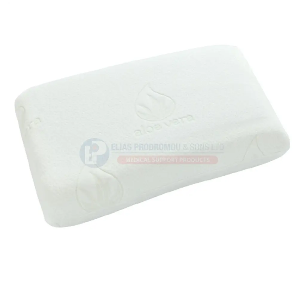[102093] Memory Foam Orthopedic Pillow with Aloe Vera Cover for Neck Support – 0806071