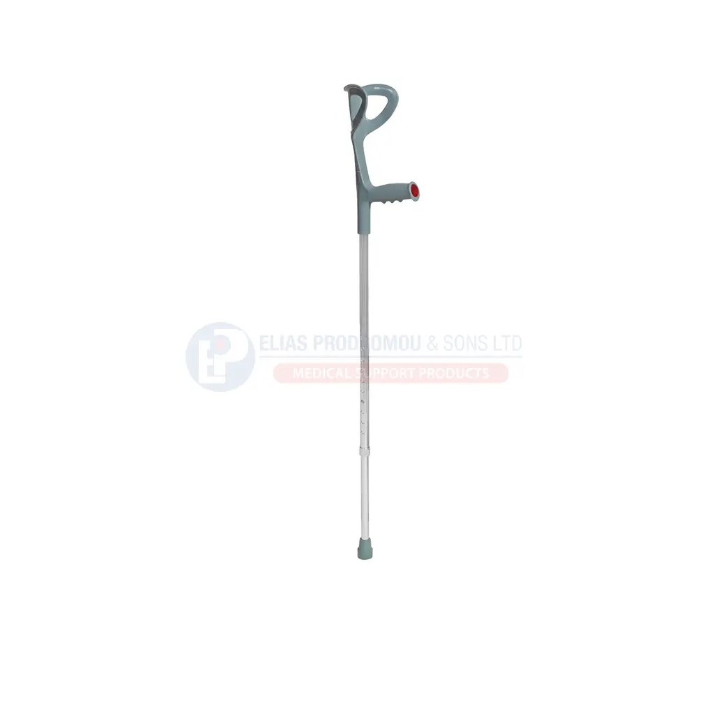 [102987] Forearm Crutch Fixed Handle Aluminium Adjustable Elbow Crutch - 0806531