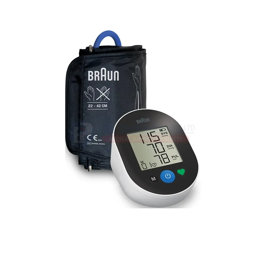Braun ExactFit 2 BUA4050 upper-arm blood-pressure monitor with its cuff.