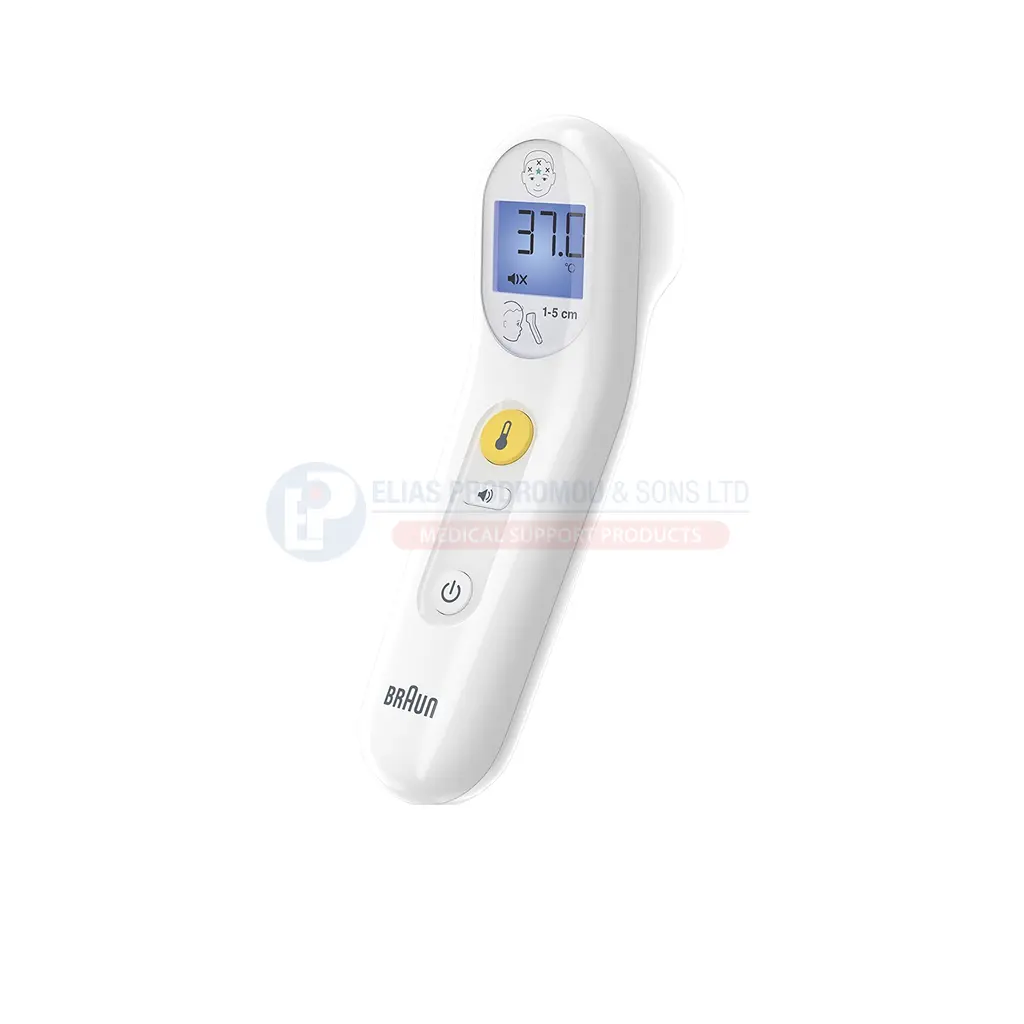 BRAUN Sensian 3 Forehead Non-Contact Thermometer Fast Accurate Hygienic Family Use -BNT050WE