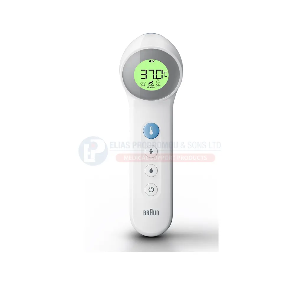 [102477] BRAUN Sensian 7 Non-Contact + Touch Forehead Thermometer Age Precision 3-in-1 - BNT400