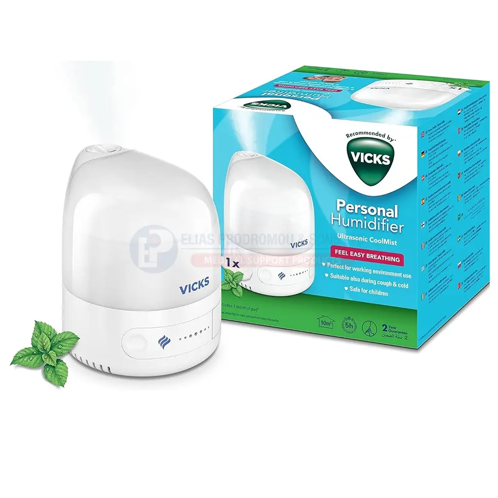 VICKS Personal Cool Mist Humidifier Ultrasonic Compact - VUL510E1