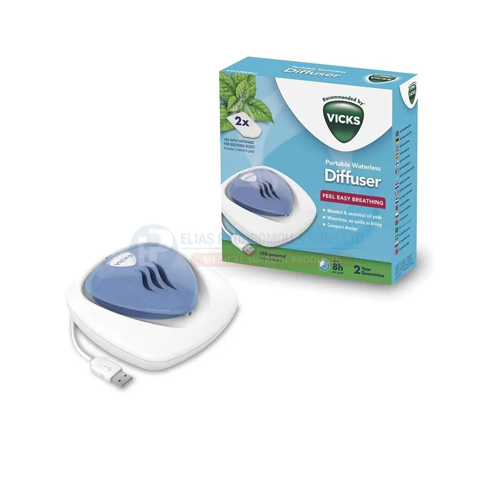 [101215] VICKS Portable Waterless Diffuser USB Compact - VH1800EU