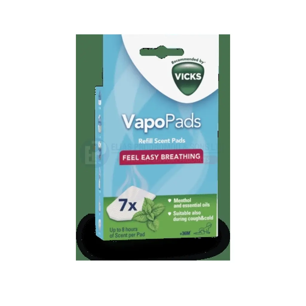 [101211] VICKS VapoPads Menthol Scented Refill Pads Vapour Relief 7 Pack - VH7V1