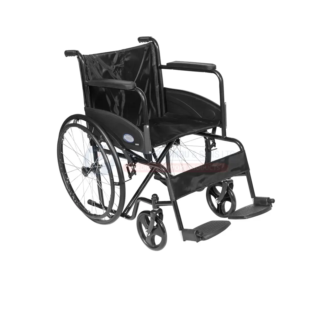 [101857] Wheelchair Basic I Folding 46cm Seat Width - 0808383i