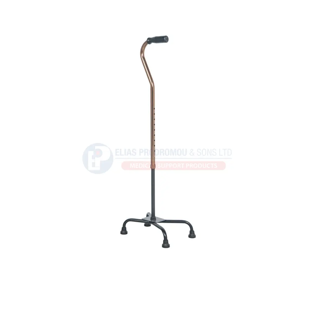 [101994] Quad Walking Cane Swan Large Base Aluminium Adjustable - 0809667