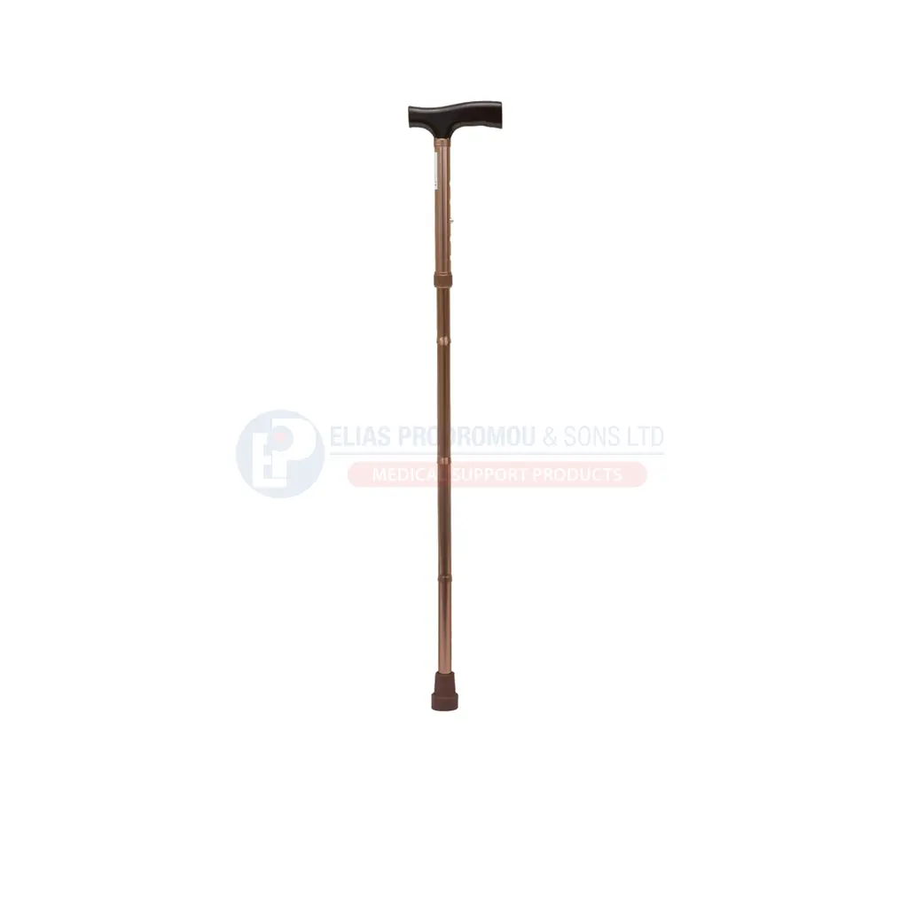 [101990] Foldable Aluminium Walking Cane Bronze Adjustable  73–93cm - 0806520