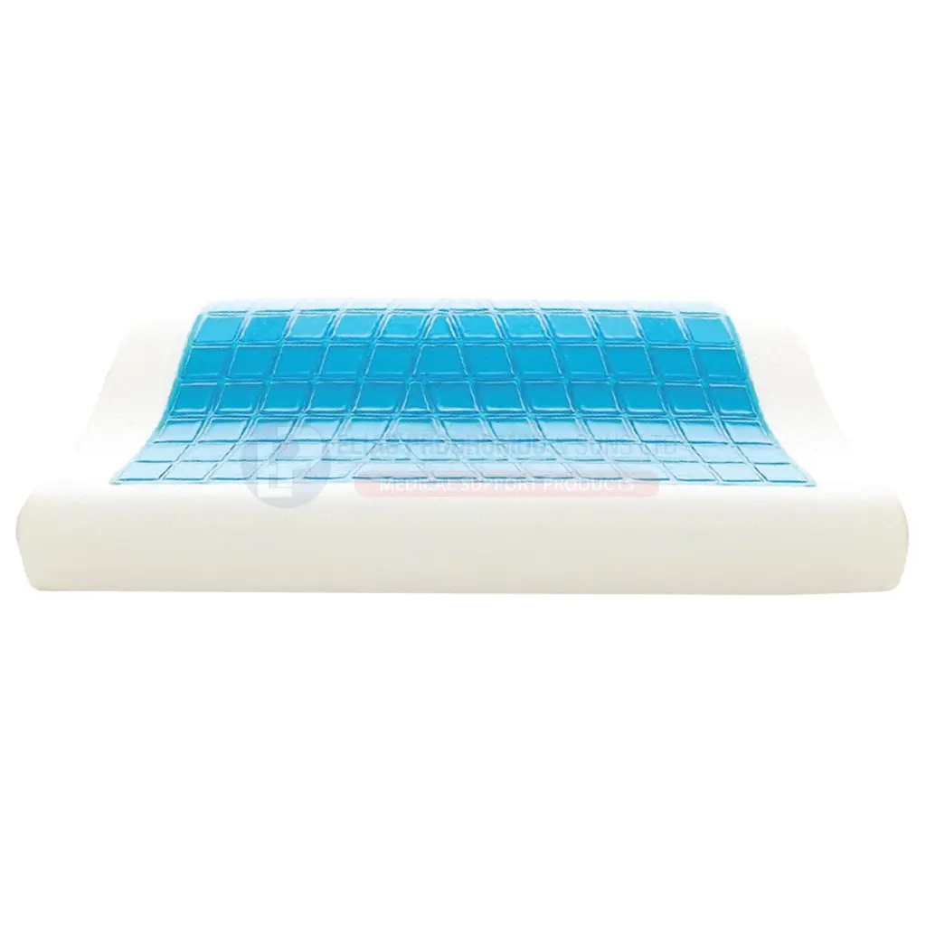 [102204] Gel Memory Foam Orthopedic Pillow with Aloe Vera Cover for Neck Support – 0810700