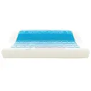 Gel Memory Foam Orthopedic Pillow with Aloe Vera Cover for Neck Support – 0810700
