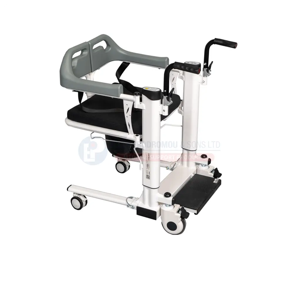 [102118] ESTIA III Electric Lift Chair with Wheels for Patient Transfer & Commode - 0811955