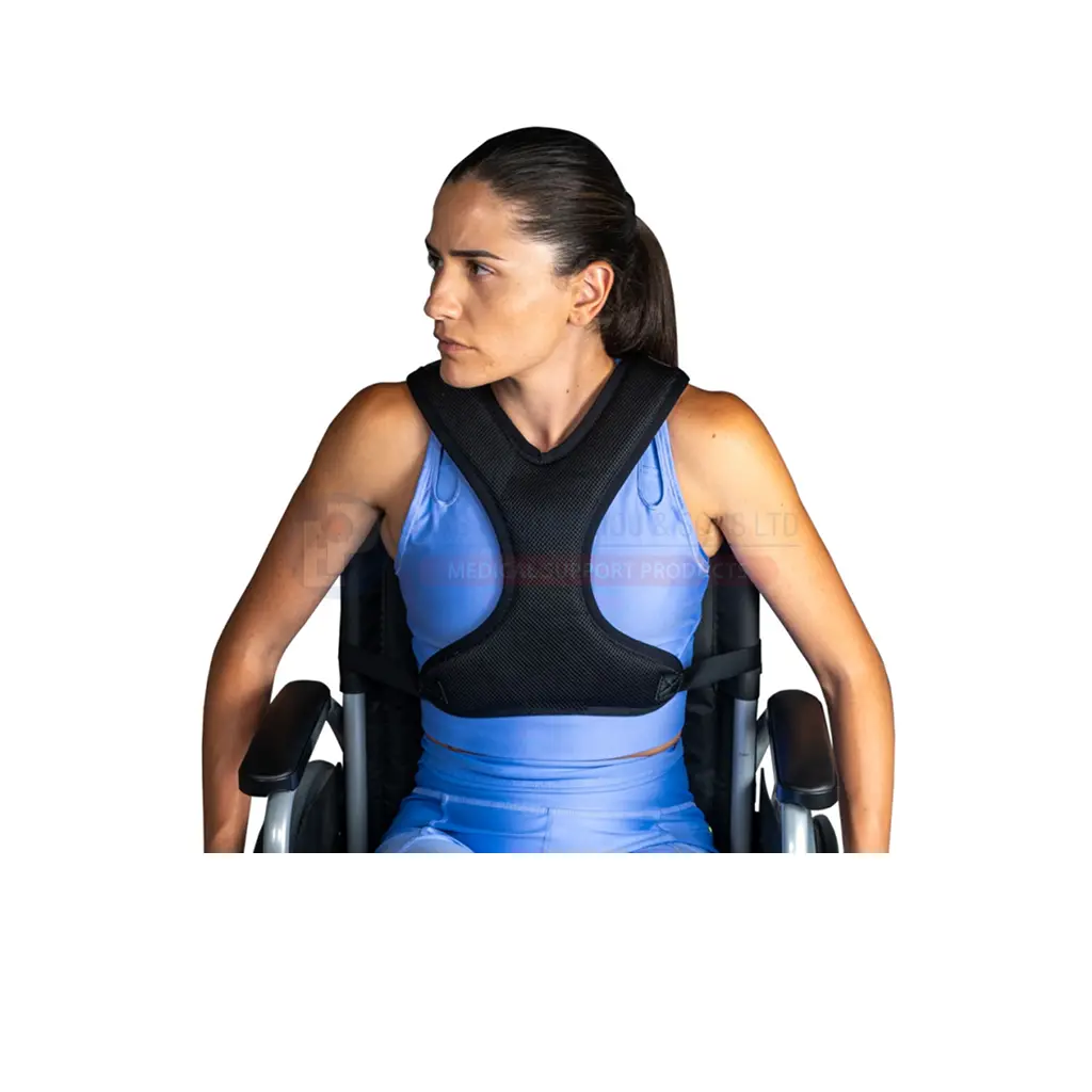 [102219] Body Support Belt Wheelchair Safety Adjustable Posture Stabilization - 0803651