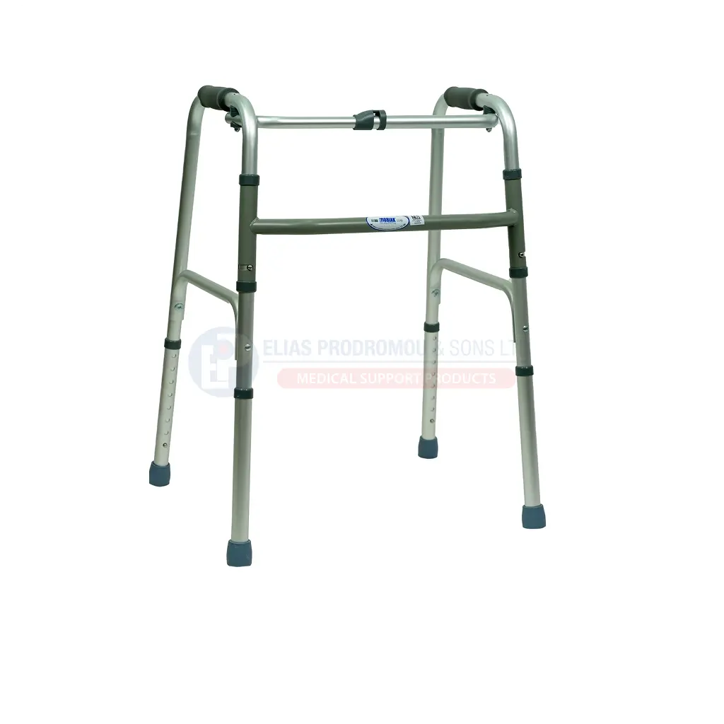 [102034] Foldable Walking Frame Adjustable Height Lightweight - 0809360