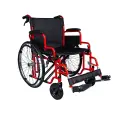 MOBIAK Heavy Duty Wheelchair 56cm Seat Width Bariatric Foldable Steel - 0808527