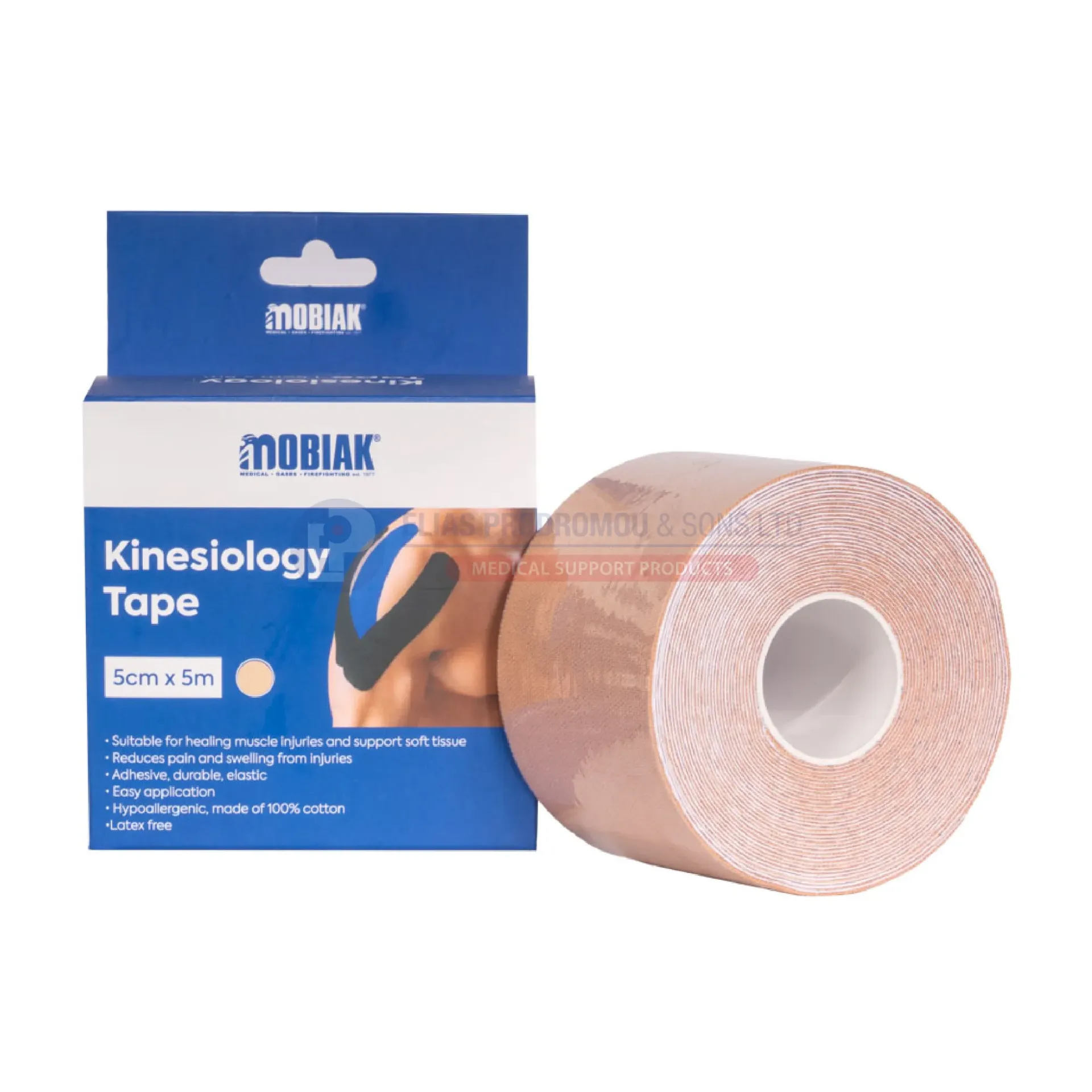 [103030] Kinesiology Tape Beige 5cm x 5m - 0815755