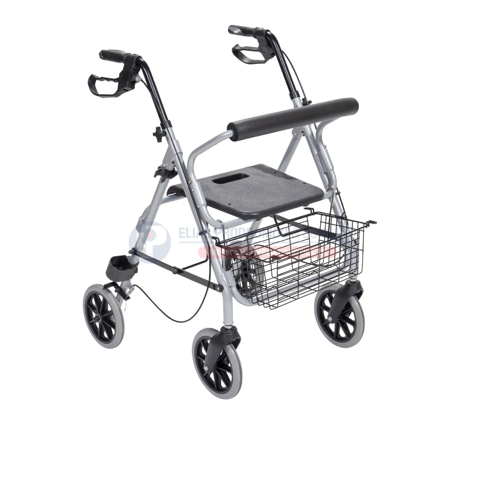 [103337] Aluminium Rollator Walker Foldable with Seat & Basket - 0808491