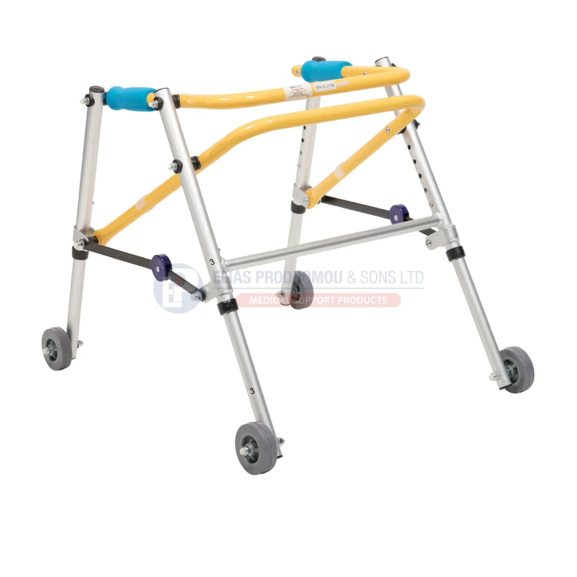 MOBIAK Infant Wheeled Walker Aluminium Adjustable Pediatric - 0808819