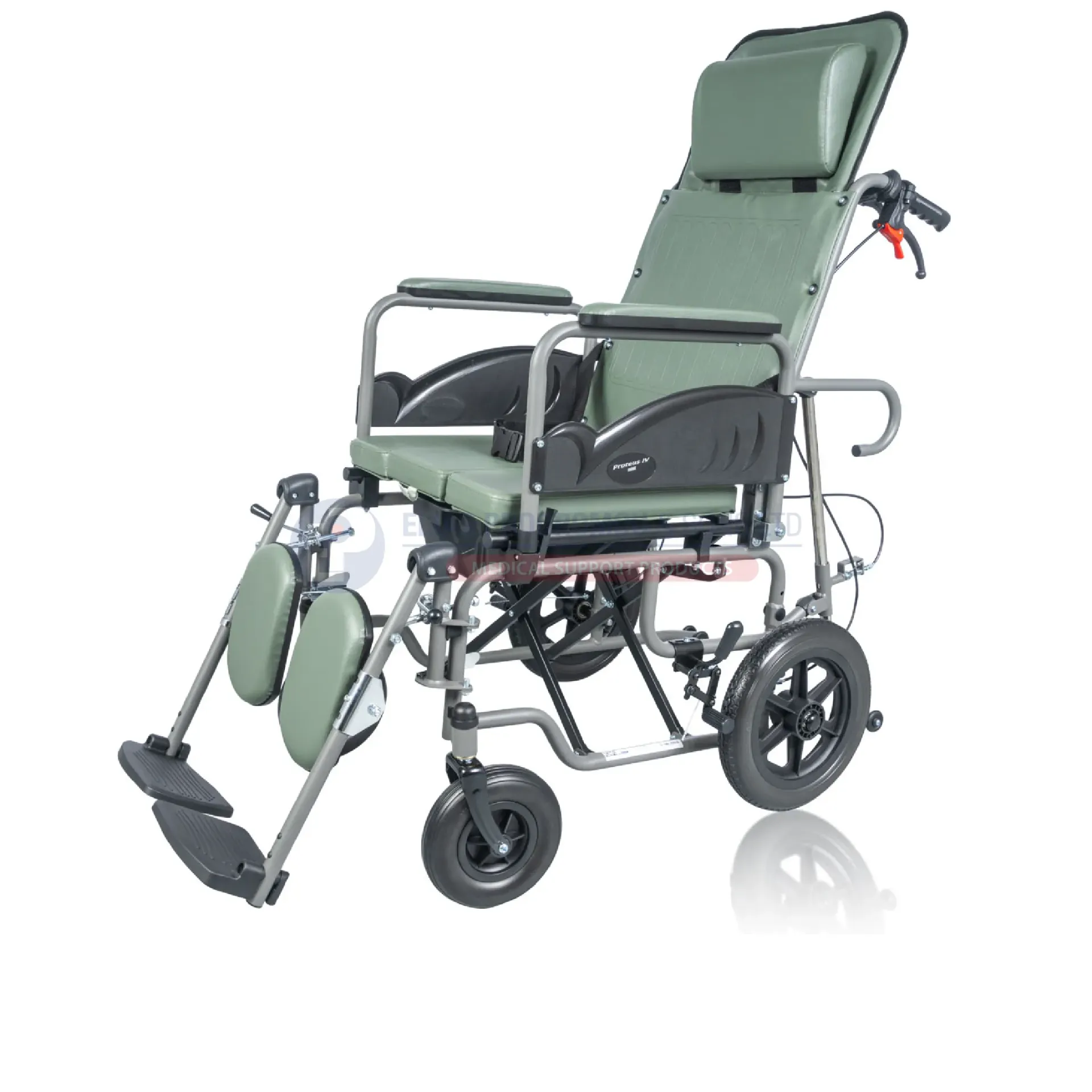 [103356] Proteus IV Reclining Wheelchair with U-Shape Commode - 0811928
