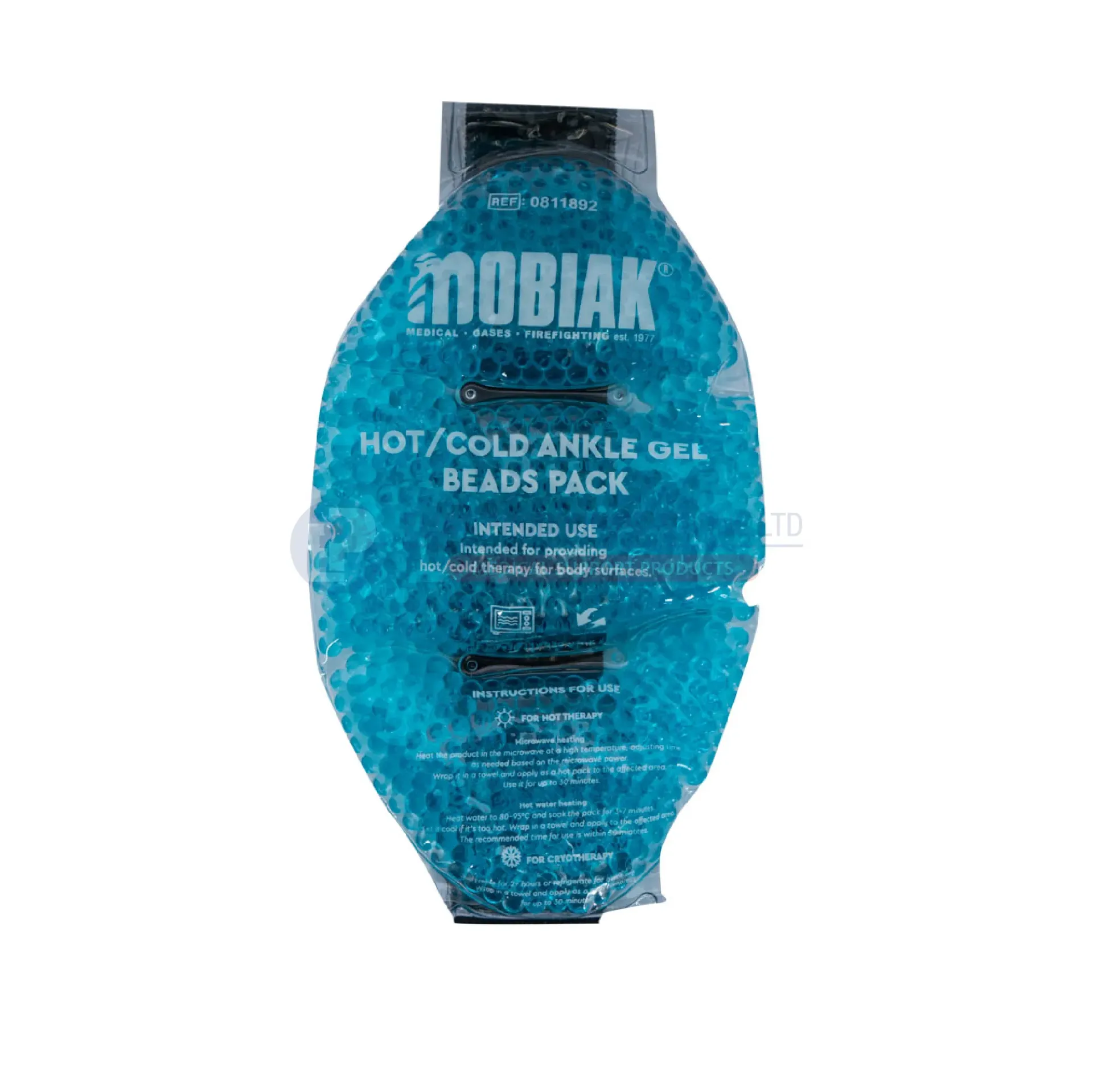 [103377] Hot & Cold Ankle Gel Bead Therapy Wrap with Strap - 0811892
