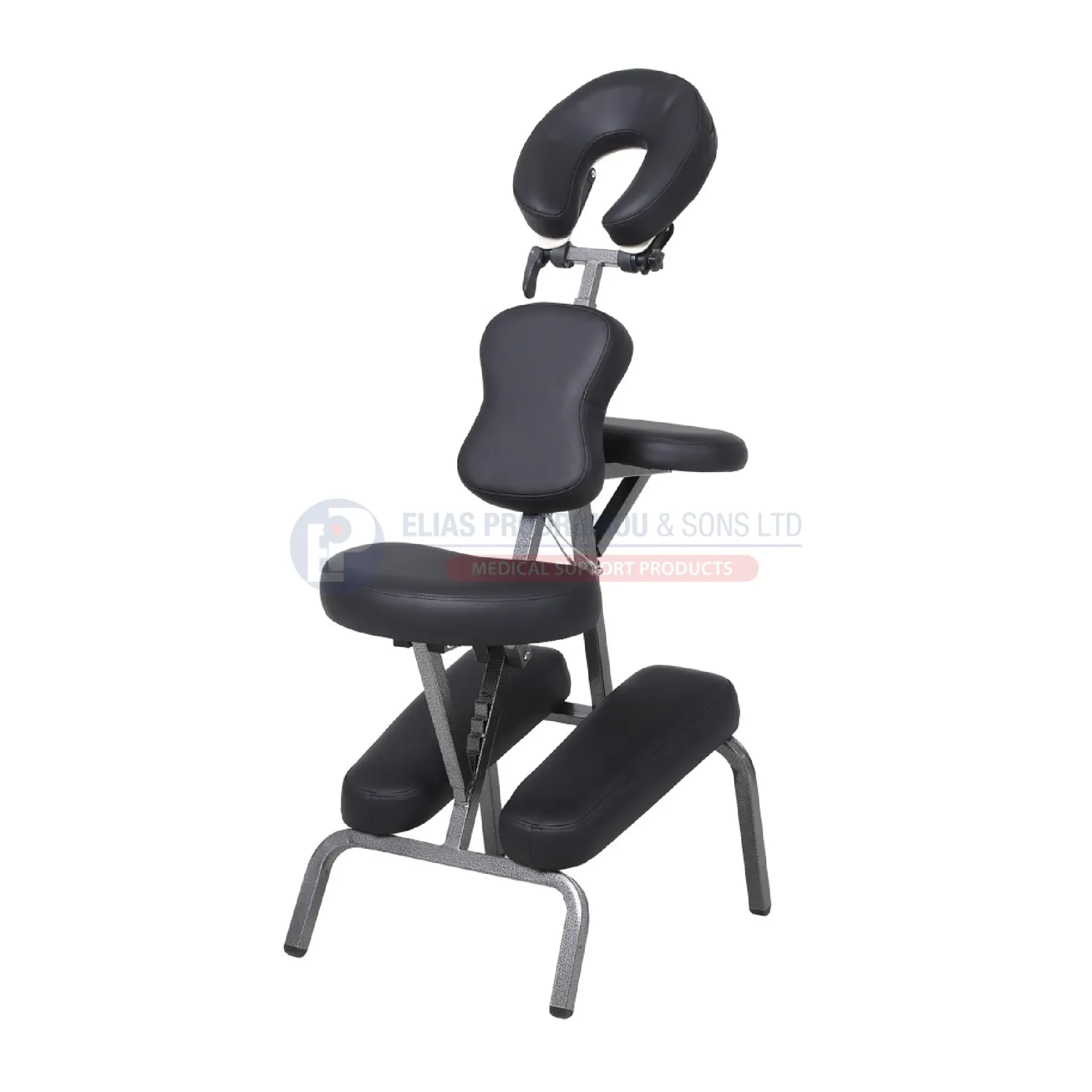 [103394] Folding Massage Chair Portable Physiotherapy Treatment Chair Black Colour - 0812308