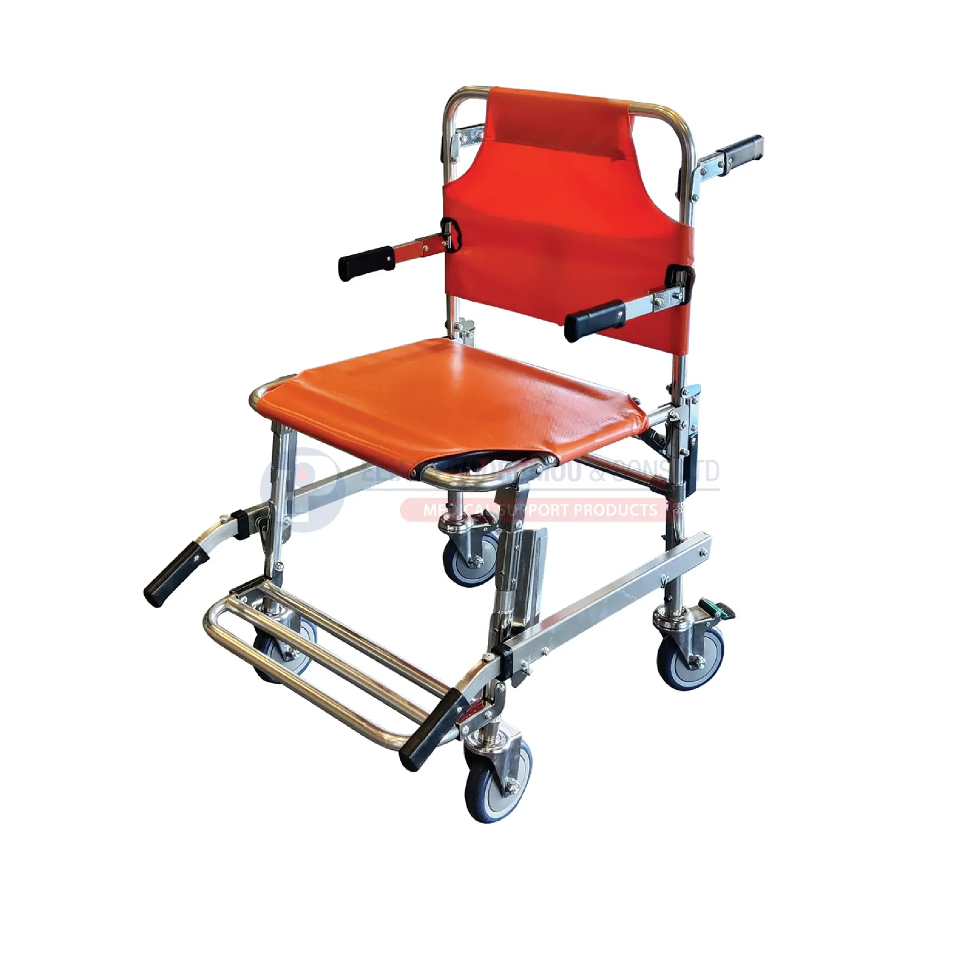 [103407] Aluminum Folding Patient Transport Chair - 0804593