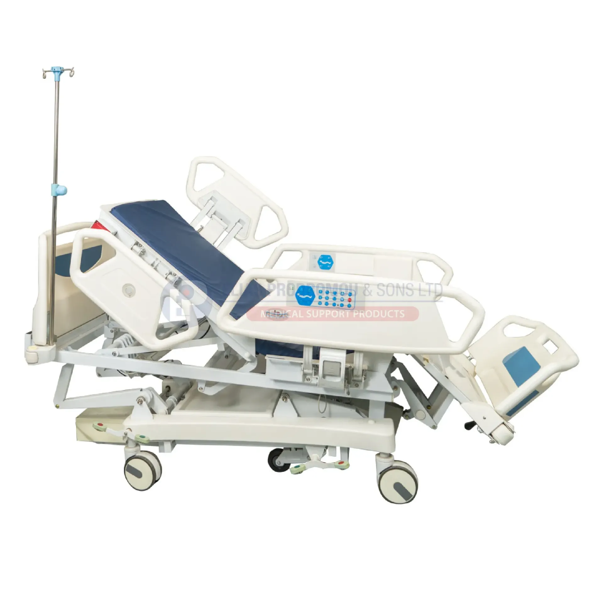 MOBIAK Advanced Electric Hospital Bed with CPR Function & Central Braking System - 0805905