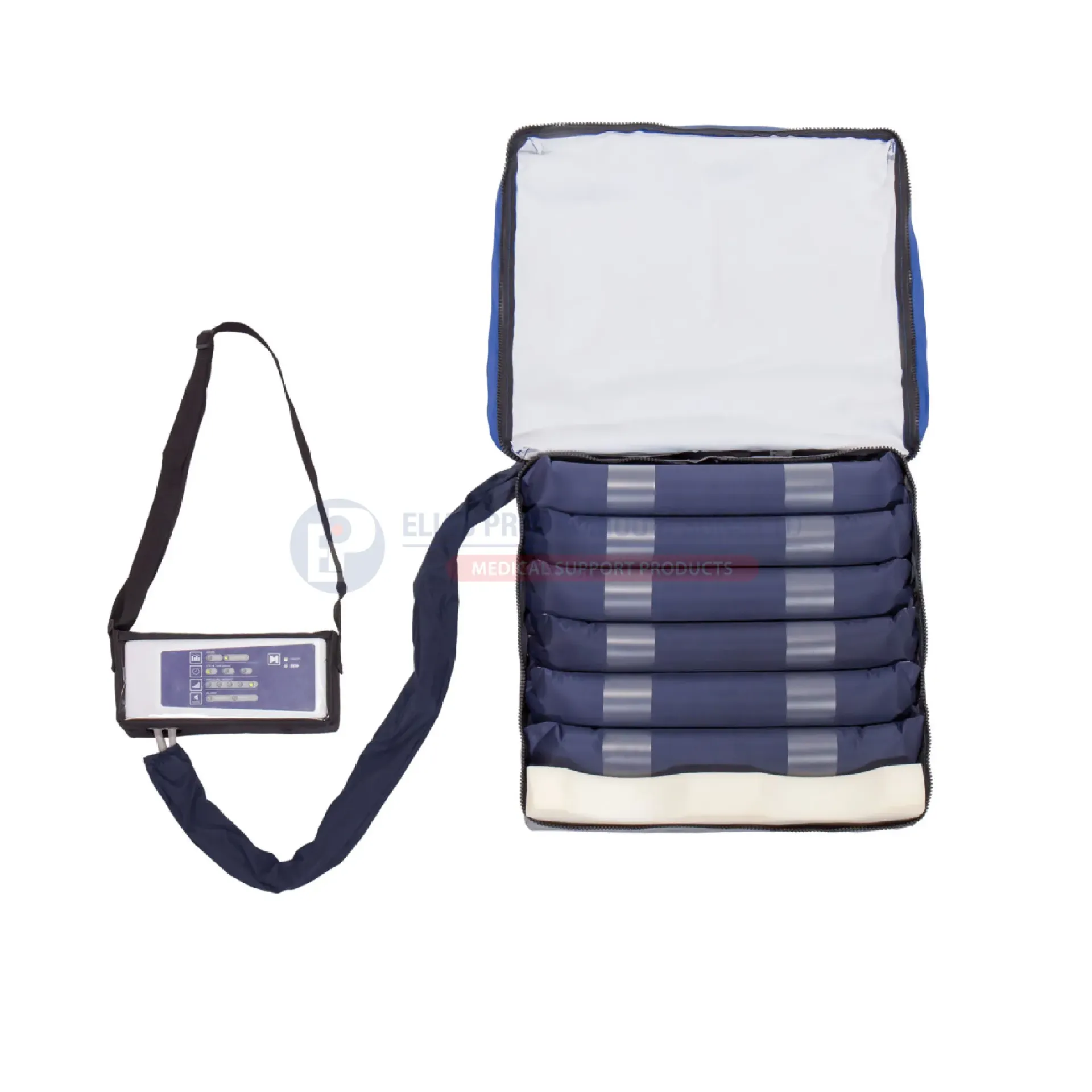 MOBIAK Anti-Decubitus Air Cushion with Battery Pump Portable Pressure Relief Wheelchair Cushion - 0806246